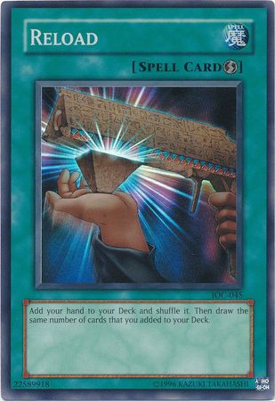 Near Mint Condition YUGIOH Card Mint Reload 