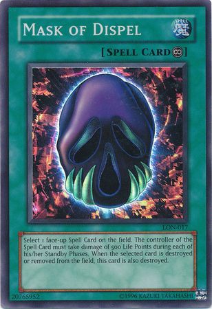 Mask of Dispel LON 017 Super Rare Unlimited Labyrinth of Nightmare LON Unlimited Singles Mask of Dispel LON 017 Super Rare Unlimited Labyrinth of Nightmare LON Unlimited Singles