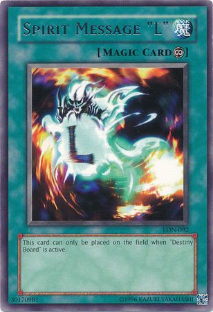 Spirit Message L LON 092 Rare Unlimited Spirit Message L LON 092 Rare Unlimited