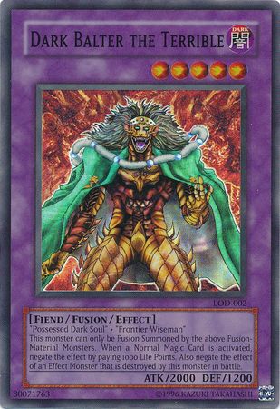 Dark Balter the Terrible LOD 002 Super Rare Unlimited Dark Balter the Terrible LOD 002 Super Rare Unlimited