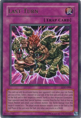 Last Turn LOD 099 Ultra Rare Unlimited Legacy of Darkness LOD Unlimited Singles Last Turn LOD 099 Ultra Rare Unlimited Legacy of Darkness LOD Unlimited Singles