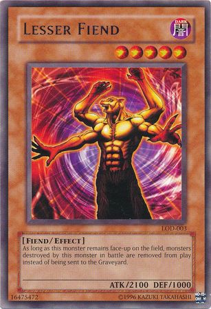 Lesser Fiend LOD 003 Rare Unlimited Lesser Fiend LOD 003 Rare Unlimited