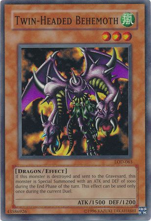Twin Headed Behemoth LOD 063 Super Rare Unlimited Twin Headed Behemoth LOD 063 Super Rare Unlimited