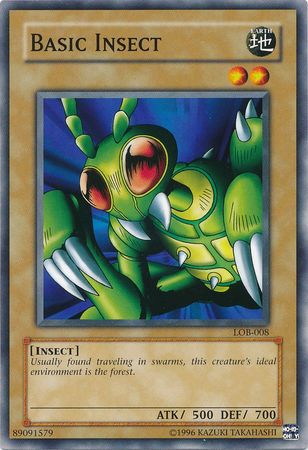 Basic Insect LOB 008 Common Unlimited Legend Of Blue Eyes White Dragon LOB Unlimited Singles Basic Insect LOB 008 Common Unlimited Legend Of Blue Eyes White Dragon LOB Unlimited Singles