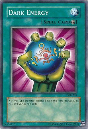 Dark Energy LOB 088 Common Unlimited Legend Of Blue Eyes White Dragon LOB Unlimited Singles Dark Energy LOB 088 Common Unlimited Legend Of Blue Eyes White Dragon LOB Unlimited Singles