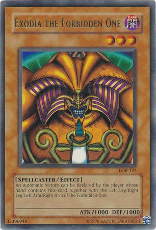 Ultra Rare Unlimited Edition x1 H Right Arm of the Forbidden One LOB-122 