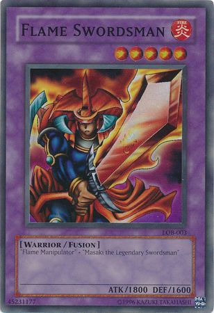 Flame Swordsman - LOB-003 - Super Rare Unlimited