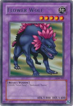 Flower Wolf LOB 107 Rare Unlimited Flower Wolf LOB 107 Rare Unlimited