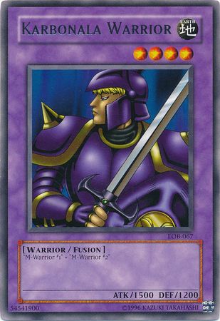 Karbonala Warrior LOB 067 Rare Unlimited Karbonala Warrior LOB 067 Rare Unlimited