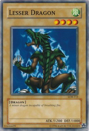 Lesser Dragon LOB 113 Common Unlimited Lesser Dragon LOB 113 Common Unlimited