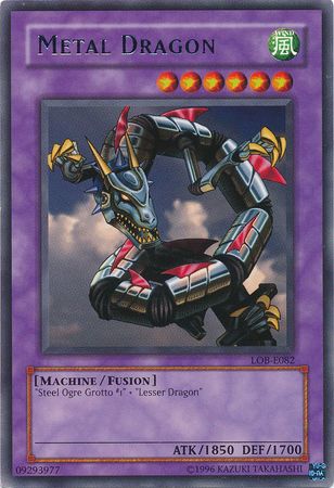 Metal Dragon LOB 102 Rare Unlimited Metal Dragon LOB 102 Rare Unlimited