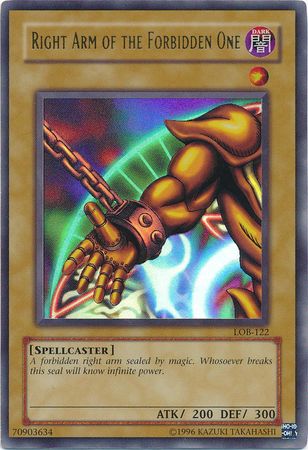 Right Arm of the Forbidden One - Yugioh | TrollAndToad