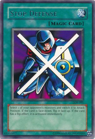 Stop Defense LOB 095 Rare Unlimited Stop Defense LOB 095 Rare Unlimited