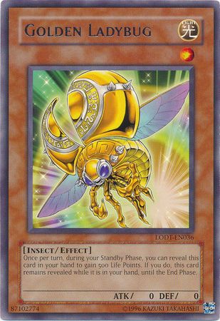 Golden Ladybug LODT EN036 Rare Unlimited Golden Ladybug LODT EN036 Rare Unlimited
