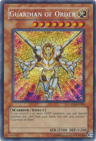 Guardian of Order LODT EN000 Secret Rare Unlimited Light of Destruction LODT Unlimited Singles Guardian of Order LODT EN000 Secret Rare Unlimited Light of Destruction LODT Unlimited Singles