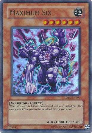 Maximum Six LODT EN097 Ultra Rare Unlimited Light of Destruction LODT Unlimited Singles Maximum Six LODT EN097 Ultra Rare Unlimited Light of Destruction LODT Unlimited Singles