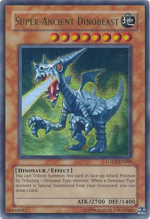 Super Ancient Dinobeast LODT EN088 Ultra Rare Unlimited Light of Destruction LODT Unlimited Singles Super Ancient Dinobeast LODT EN088 Ultra Rare Unlimited Light of Destruction LODT Unlimited Singles