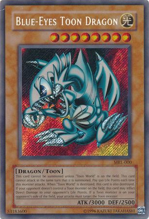 Blue-Eyes Toon Dragon - MRL-000 - Secret Rare Unlimited