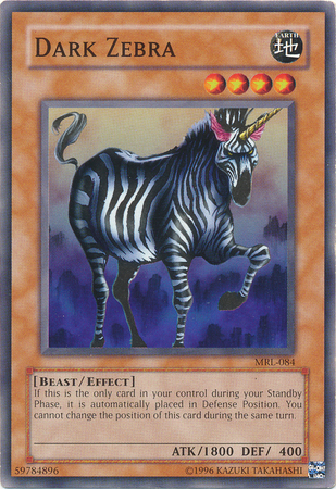 Dark Zebra MRL 084 Common Unlimited Magic Ruler MRL Unlimited Singles Dark Zebra MRL 084 Common Unlimited Magic Ruler MRL Unlimited Singles