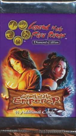 Wrath of the Emperor Booster Pack L5R Legend of the Five Rings L5R Sealed Product Wrath of the Emperor Booster Pack L5R Legend of the Five Rings L5R Sealed Product