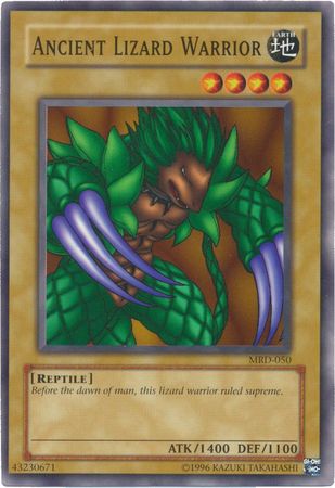Ancient Lizard Warrior MRD 050 Common Unlimited Metal Raiders MRD Unlimited Singles Ancient Lizard Warrior MRD 050 Common Unlimited Metal Raiders MRD Unlimited Singles