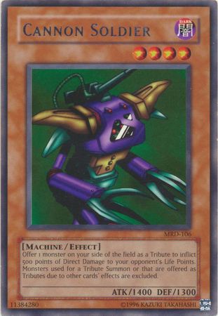 Cannon Soldier MRD 106 Rare Unlimited Cannon Soldier MRD 106 Rare Unlimited