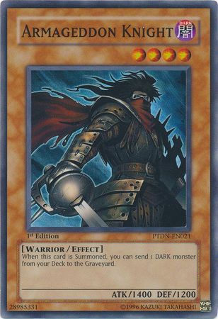 Armageddon Knight PTDN EN021 Super Rare Unlimited Phantom Darkness PTDN Unlimited Singles Armageddon Knight PTDN EN021 Super Rare Unlimited Phantom Darkness PTDN Unlimited Singles