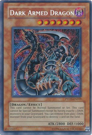 PTDN-KR019 SELTEN! Dark Armed Dragon Secret Rare YUGIOH