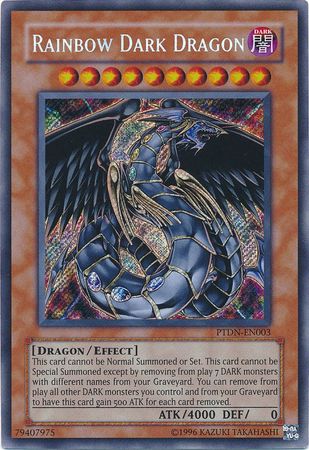 Rainbow Dark Dragon PTDN EN003 Secret Rare Unlimited Phantom Darkness PTDN Unlimited Singles Rainbow Dark Dragon PTDN EN003 Secret Rare Unlimited Phantom Darkness PTDN Unlimited Singles