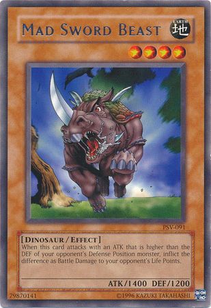 Mad Sword Beast PSV 091 Rare Unlimited Mad Sword Beast PSV 091 Rare Unlimited