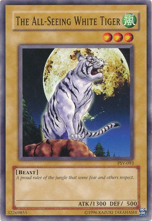 The All Seeing White Tiger PSV 093 Common Unlimited The All Seeing White Tiger PSV 093 Common Unlimited