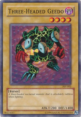 Three Headed Geedo PSV 002 Common Unlimited Three Headed Geedo PSV 002 Common Unlimited
