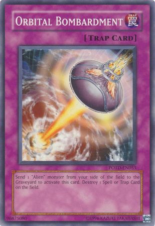 Orbital Bombardment POTD EN053 Common Unlimited Power of the Duelist POTD Unlimited Singles Orbital Bombardment POTD EN053 Common Unlimited Power of the Duelist POTD Unlimited Singles