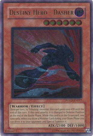 Ultimate Rare Destiny Hero Dasher POTD EN017 Unlimited Power of the Duelist POTD Unlimited Singles Ultimate Rare Destiny Hero Dasher POTD EN017 Unlimited Power of the Duelist POTD Unlimited Singles