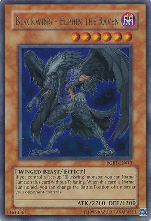Blackwing Elphin the Raven RGBT EN013 Ultra Rare Unlimited Blackwing Elphin the Raven RGBT EN013 Ultra Rare Unlimited