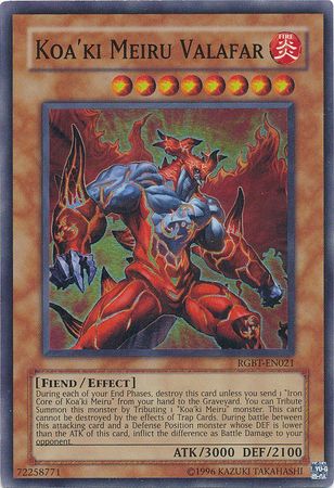 Koa ki Meiru Valafar RGBT EN021 Super Rare Unlimited Koa ki Meiru Valafar RGBT EN021 Super Rare Unlimited