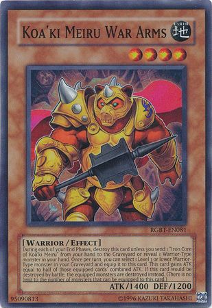 Koa ki Meiru War Arms RGBT EN081 Super Rare Unlimited Koa ki Meiru War Arms RGBT EN081 Super Rare Unlimited