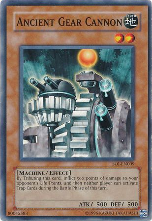 Ancient Gear Cannon SOI EN009 Common Unlimited Ancient Gear Cannon SOI EN009 Common Unlimited