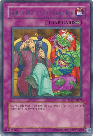 Goblin out of the Frying Pan SOI EN059 Rare Unlimited Goblin out of the Frying Pan SOI EN059 Rare Unlimited