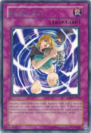 Karma Cut SOI EN053 Rare Unlimited Karma Cut SOI EN053 Rare Unlimited