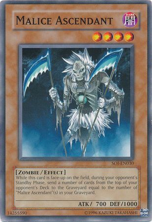 Malice Ascendant SOI EN030 Common Unlimited Shadow of Infinity SOI Unlimited Singles Malice Ascendant SOI EN030 Common Unlimited Shadow of Infinity SOI Unlimited Singles