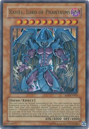 Raviel Lord of Phantasms SOI EN003 Ultra Rare Unlimited Raviel Lord of Phantasms SOI EN003 Ultra Rare Unlimited