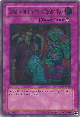 Ultimate Rare Goblin out of the Frying Pan SOI EN059 Unlimited Ultimate Rare Goblin out of the Frying Pan SOI EN059 Unlimited