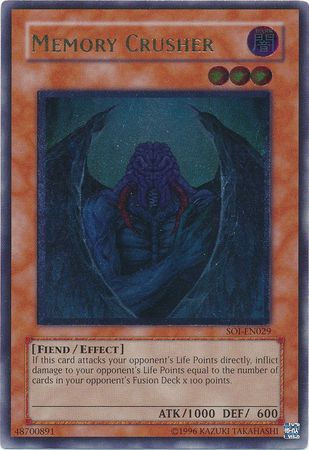 Ultimate Rare Memory Crusher SOI EN029 Unlimited Ultimate Rare Memory Crusher SOI EN029 Unlimited