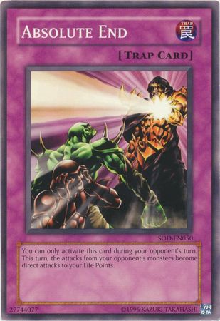 Absolute End SOD EN050 Common Unlimited Soul of the Duelist SOD Unlimited Singles Absolute End SOD EN050 Common Unlimited Soul of the Duelist SOD Unlimited Singles