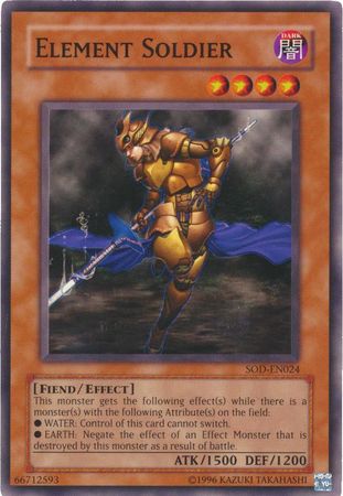 Element Soldier SOD EN024 Common Unlimited Element Soldier SOD EN024 Common Unlimited
