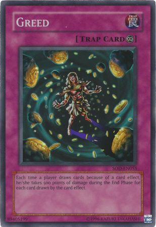 Greed SOD EN055 Super Rare Unlimited Greed SOD EN055 Super Rare Unlimited