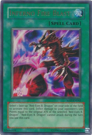 Inferno Fire Blast SOD EN042 Ultra Rare Unlimited Soul of the Duelist SOD Unlimited Singles Inferno Fire Blast SOD EN042 Ultra Rare Unlimited Soul of the Duelist SOD Unlimited Singles