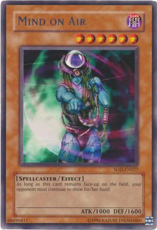 Mind on Air SOD EN027 Rare Unlimited Soul of the Duelist SOD Unlimited Singles Mind on Air SOD EN027 Rare Unlimited Soul of the Duelist SOD Unlimited Singles