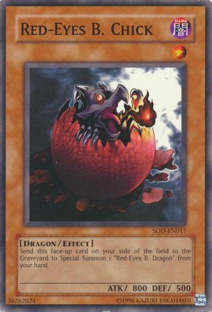 Red Eyes B Chick SOD EN017 Common Unlimited Soul of the Duelist SOD Unlimited Singles Red Eyes B Chick SOD EN017 Common Unlimited Soul of the Duelist SOD Unlimited Singles